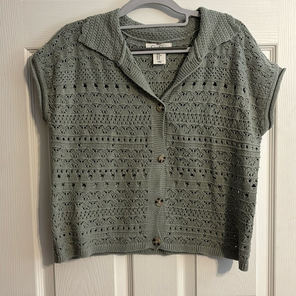 Jessica Simpson Sweaters - NWOT Jessica Simpson Crochet Sweater Vest
